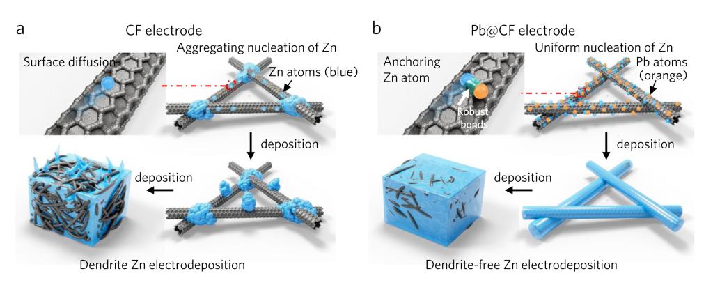 Nature子刊丨用鉛點(diǎn)陣“馴服”鋅金屬，深圳理工大學(xué)研究成果將儲能液流電池壽命提高10倍