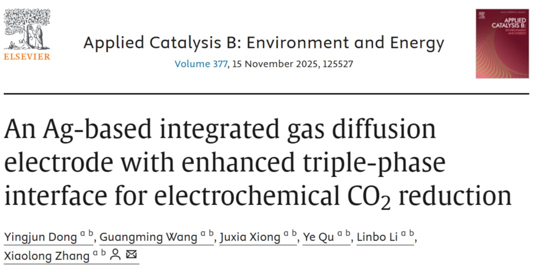 深圳理工大學(xué)研究成果為高效CO?電解技術(shù)工業(yè)化應(yīng)用提供新思路